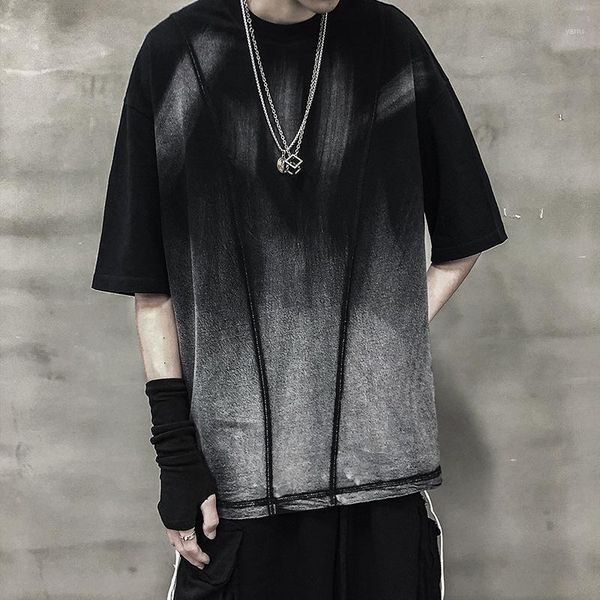 

men streetwear causal hip hop t shirts mans 2020 spring t-shirt male korean harajuku short sleeve tshirt fashions sa-81, White;black