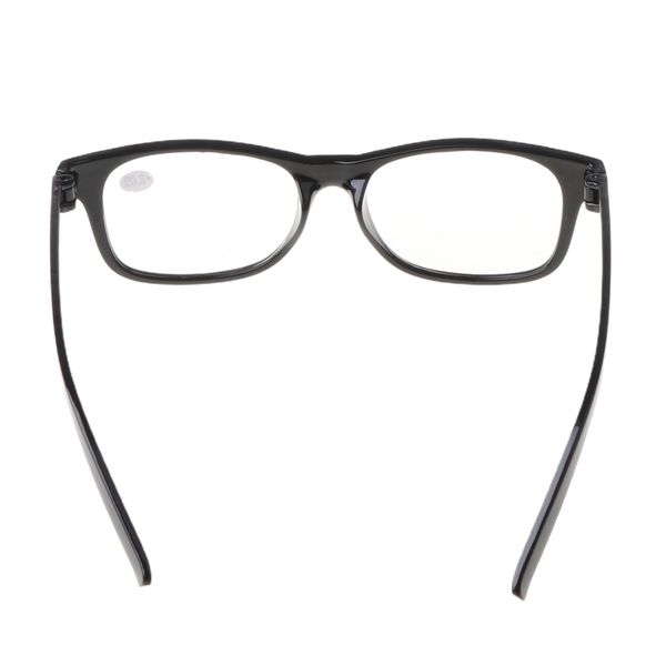 

retro reading newclassic style spring black frame glasses readers +1.0 - 4.0 u90e