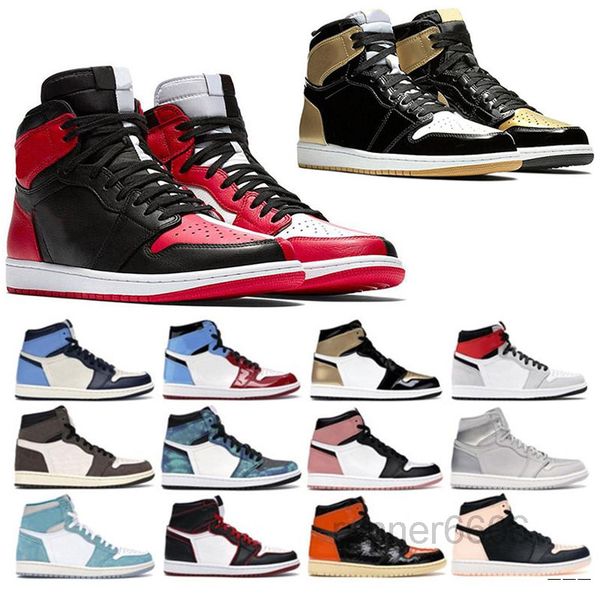 

with box jumpman 1 unc twist travis scotts dark mocha mid smoke grey navy high 1s mens basketballs shoes women sports sneakers trainers kk6n