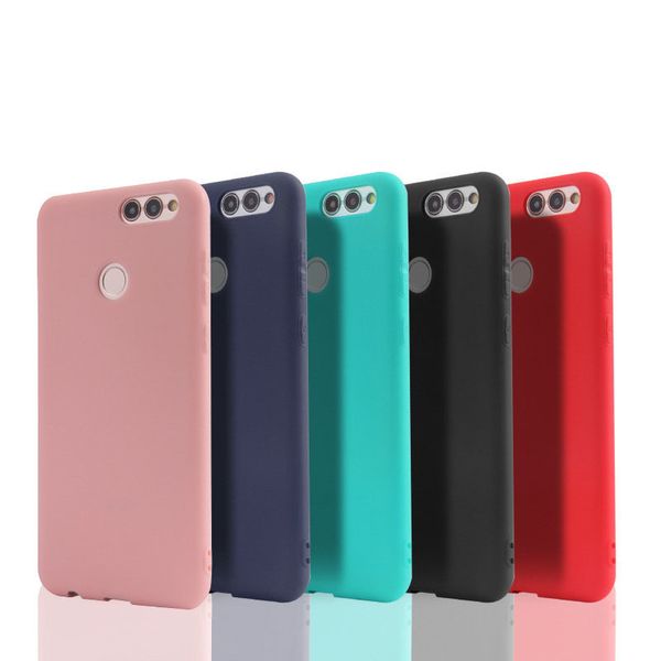 

soft tpu candy color phone for huawei 8 8c 8x 7a 7c pro 6c 6a 6x 5x honor 9 10 lite y9 2019 y5 y6 y7 prime case