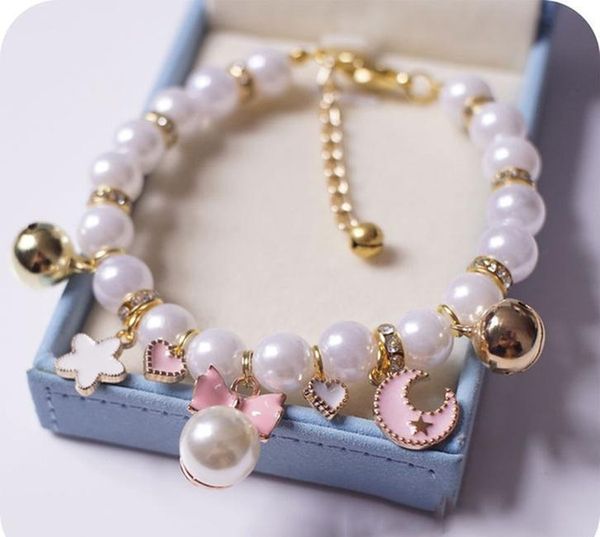 

og supplies dog accessories princess pearl pet necklace accessories for puppies dogs cats small animals wedding je bbywol bde_luck