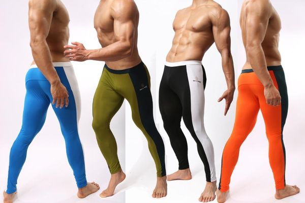 

braveperson 4 color man's yoga pants fitness sleepwear skiny tights for man sports underwear gym bodywear man swimwear