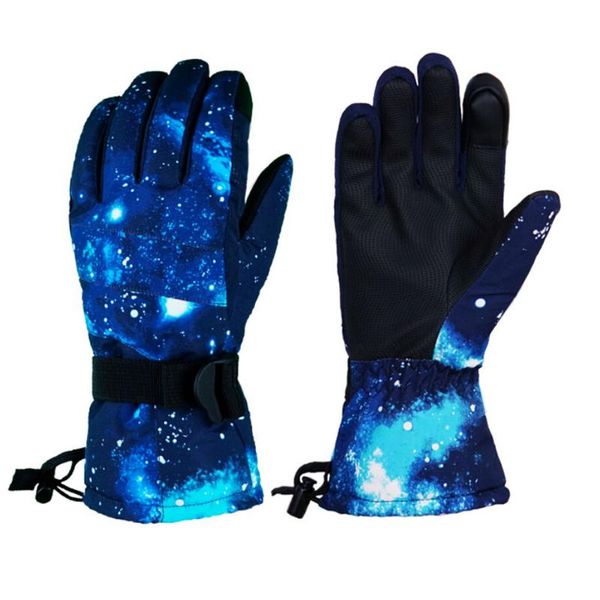 

ski gloves winter family touch screen plus velvet waterproof warm men women windproof sports skiing snowboarding climbing