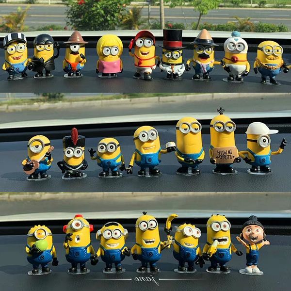 

car cartoon accessories creative cute decoration doll center console supplies