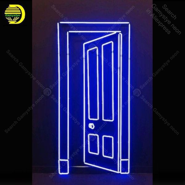 

neon sign for open a door neon bulbs sign iconic beautiful beer wall handcraft custom logo advertise letrero enseigne lumine