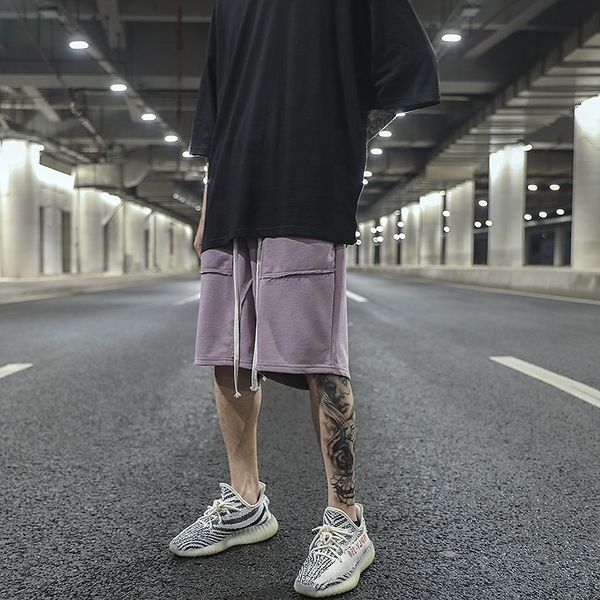 

oem shorts long drawstring drop shipping hit pop men cargo short pants men