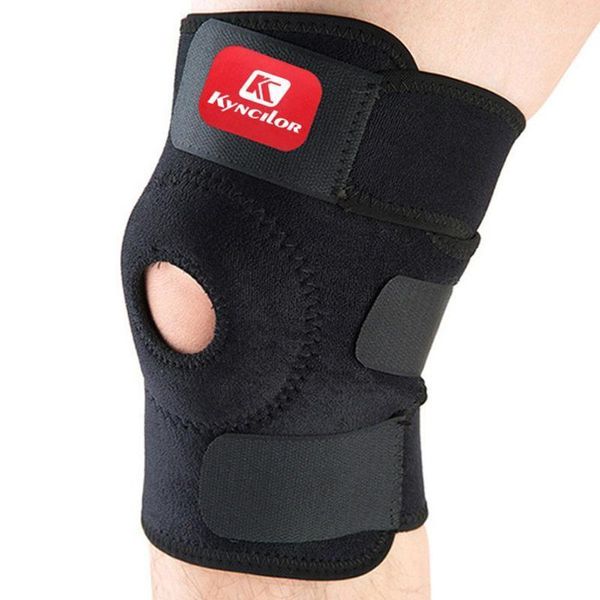 

elbow & knee pads kneepad 1pcs pressurized wrap sleeve bandage pad elastic braces hole safety basketball tennis cycling 20211, Black;gray
