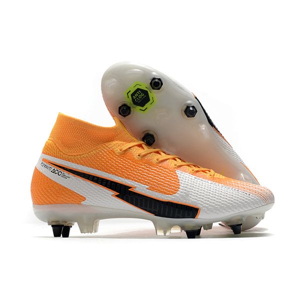 

mens sg pro soccer cleats metal studs mbappe superfly elite 360 neymar high outdoor soccer shoes cr7 mercurial football boots