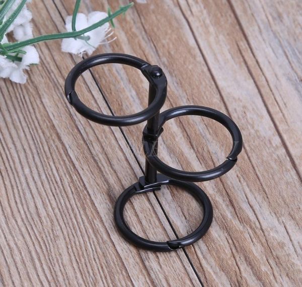

diy metal clip 3 holes ring for notebook loose leaf sqccnu sports2010