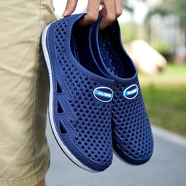 

men's sandals arrival summer men flip flops beach sneakers anti-slip zapatos hombre casual shoes wholesale 42, Black;red