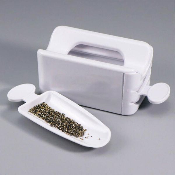 

portable dipping powder recycling tray nail sequin glitter storage box a great nail tool to create beautiful