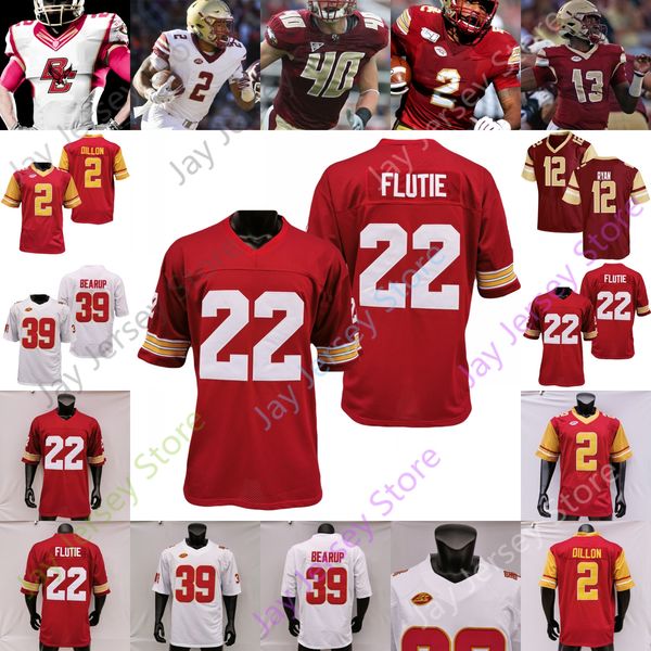 

boston college football jersey ncaa college zay flowers kobay white jake burt chris lindstrom david bailey hunter long, Black;red