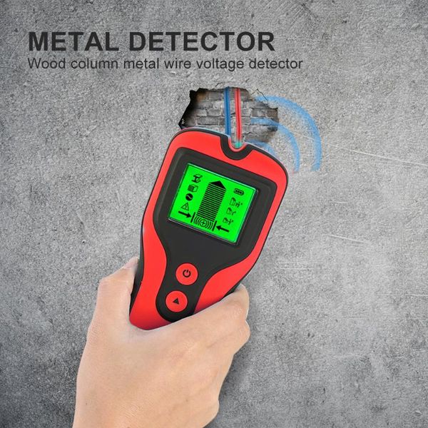 

3 in 1 lcd display measuring tools wood studs compact digital metal detector handheld searching battery powered multifunction