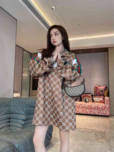 

pure yuan version designer high end fashion 22 early spring new women's wear thread contrast letter printing loose casual fashionable s, Black;gray