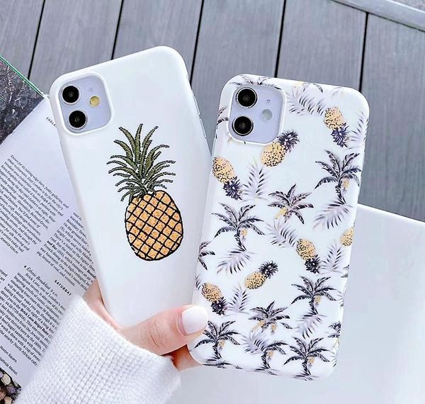 

luxury pine phone case for iphone 11pro max case for 7 8 6 6s plus x xr xs max summer fruit matte s jllhxz loveshop01