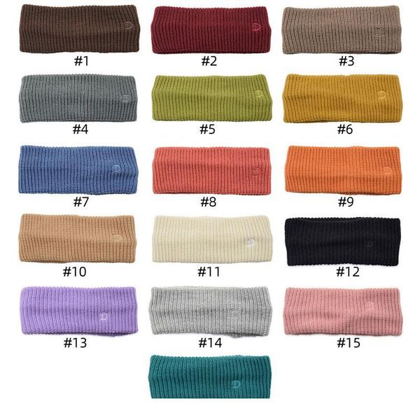 

knitted headband sports make up hairband hair accessories headband ear warmer wide turban head wrap yoga knit bandanas h jllyzx