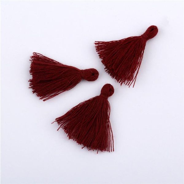 

100pcs color mini tassel fringe pendant diy craft supplies party cotton tassel trim garments curtains jewelry decor material h wmtqbi