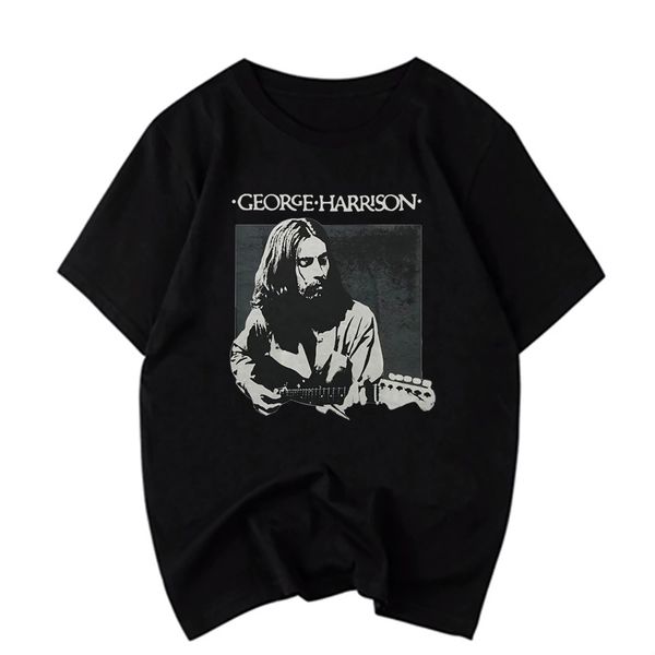

brand clothing george harrison men t shirt tee summer t-shirt o neck tees hip hop mens sport hooded sweatshirt hoodie
