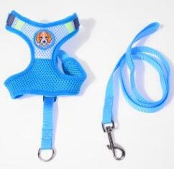 

pet dog harnesses leads collars for pet chest strap for dog cats lead sandwich double layer luxury mesh pet collar chest strap wmtrhf