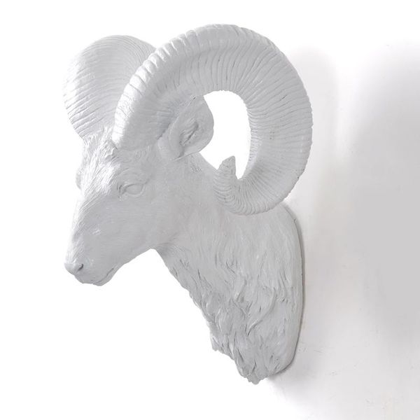 

декор смола rhino wall deer статуя скульптуры глава украшения главная гостиная декоративные висячие европейский animal bbyxth lg2010