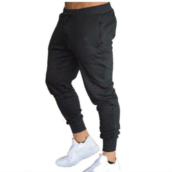 

spring and autumn street sports men's fitness pants fashion casual leggings ck9, Black