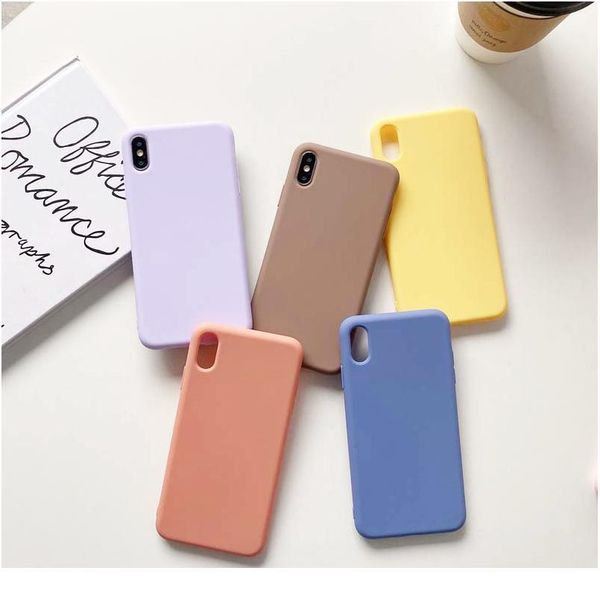 

phone case for iphone 11 pro max xr x xs max matte soft luxury cover for iphone se 6s wmtafs