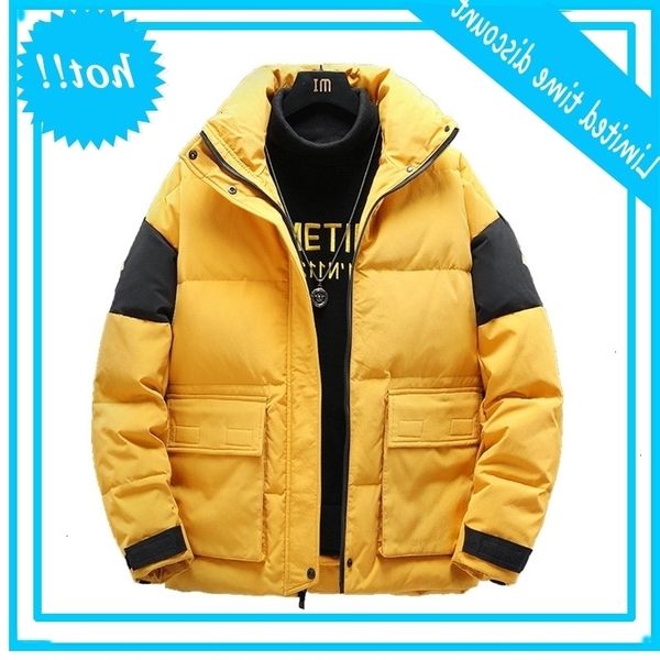 

latest custom hooded winter coat mens polyester bubble padded jacket, Black