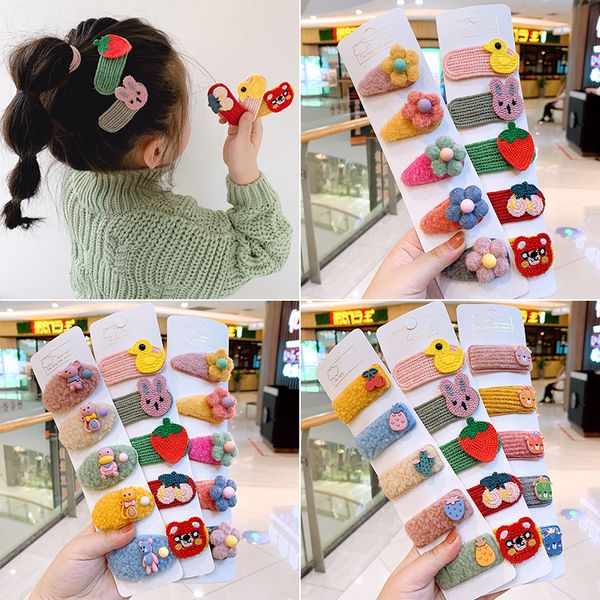 

plush headdress baby korea cute broken hair clip net red children's and girls' hairpin
