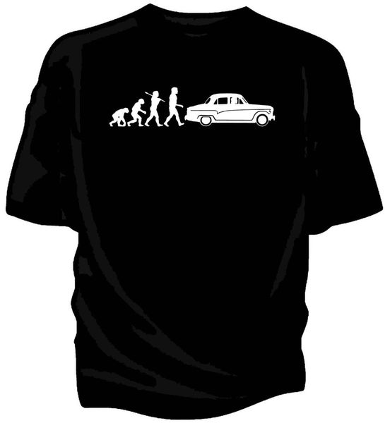 

спорт tee рубашка с коротким рукавом tops evolution of man, british classic car вентиляторы a55 t-shirtharajuku футболках