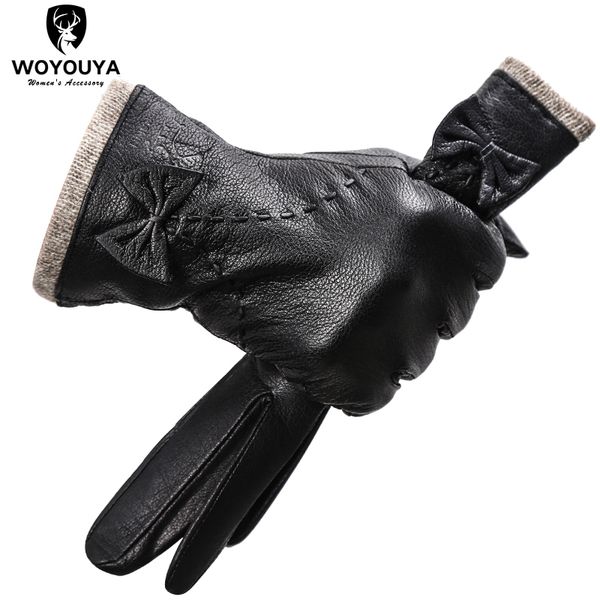 

fashion knitted women' leather gloves,deerskin pattern sheepskin women' gloves,keep warm women' winter gloves-8030 201020, Blue;gray