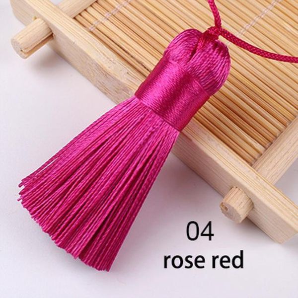 

wholesale 12pcs lot 5cm short fat tassel silk fringe sewing bang tassel trim decorative key tassels for curtain home decoration h jllfft