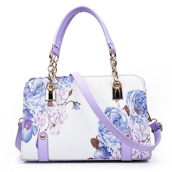 

2020 new flower female handbag high-end designer women's print crossbody bag chinese style female shoulder bag women handbag