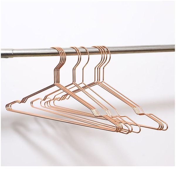 

30pcs golden/rose gold metal clothes shirts hanger with groove, heavy duty strong coats hanger, suit hanger, wir bbydig