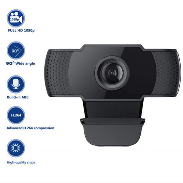 

usb computer webcam full hd 1080p webcam camera digital web cam with micphone for lapdeskpc tablet rotatable camera