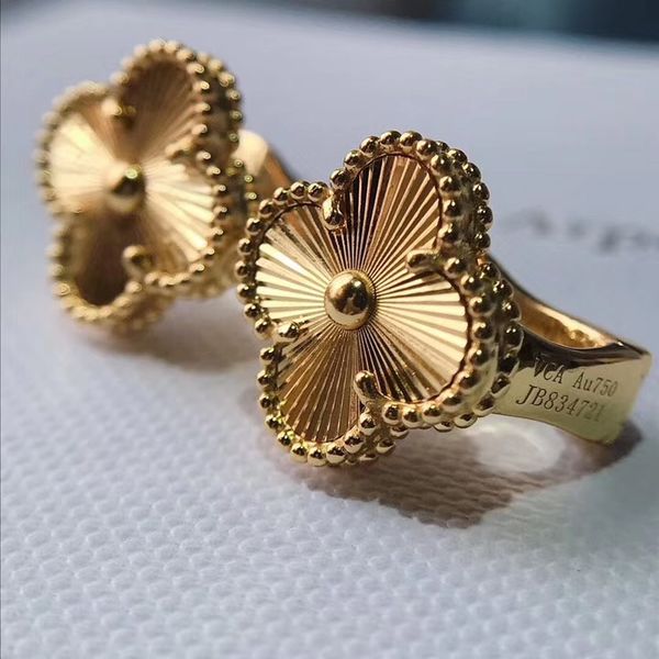 

s925 pure silver paris design women flower earring with stamp for women wedding charm jewelry gift ing, Golden