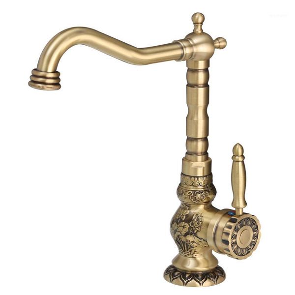 

bathroom sink faucets retro single-hole faucet1
