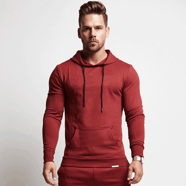 

brand spring and autumn men's hoodies sweatshirts pure cotton pullover for male long sleeve hoodie sweatshirt kg-250, Black