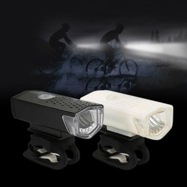 

waterproof bike front rear light cycling handlebar usb lamp torch