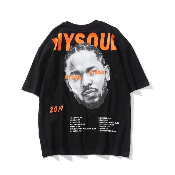 

harajuku mens ld512 t round sleeve brand printed shirt shirt portra designer cotton neck casual hip hop oversize boyfriend short tee su qxlu, Black