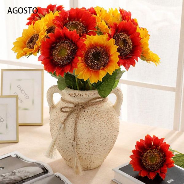 

decorative flowers & wreaths artifical sunflower decoration home decor wedding party decorations bonsai outdoor