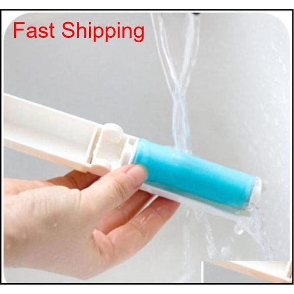 

2018 portable sticky washable lint roller with cover for wool sheets hair clothes cleaner dust catcher rem qylyuv tore2010
