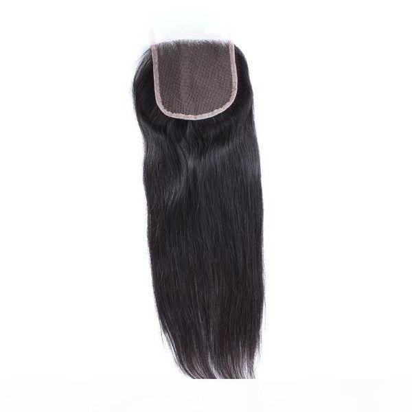 

bellahair peruvian human hair wefts with closure silky straight full head hair extensions 4+1pcs virign hair weft natural color 8"-30&q, Black