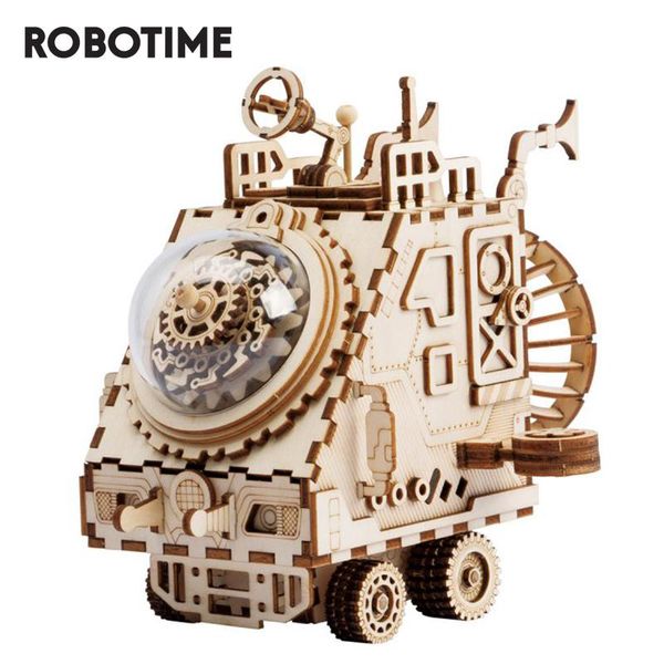 

капля для shipping kit box 3d diy деревянные игрушки автомобиль am681 space model robotime головоломка стимпанк rokr музыкальный музыка стро