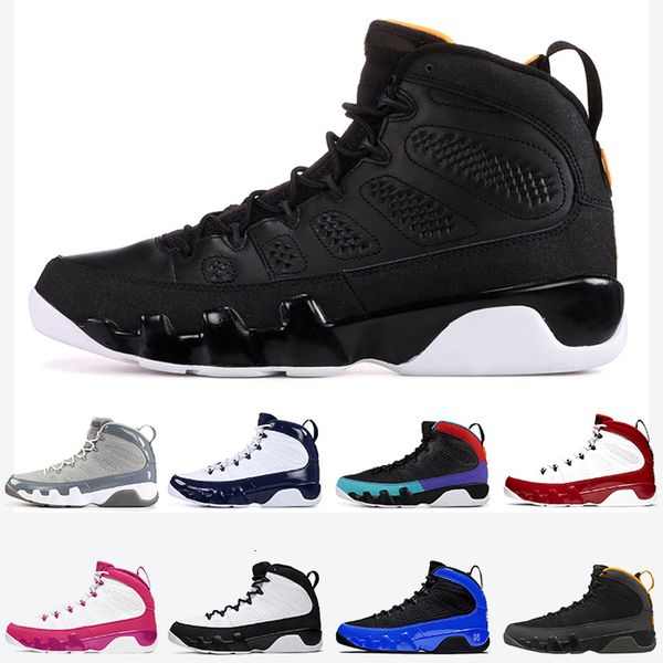 

2020 jumpman 9 9s mens basketball shoes racer blue bred oregon ducks satin\r\r fashion trainers sports size 13