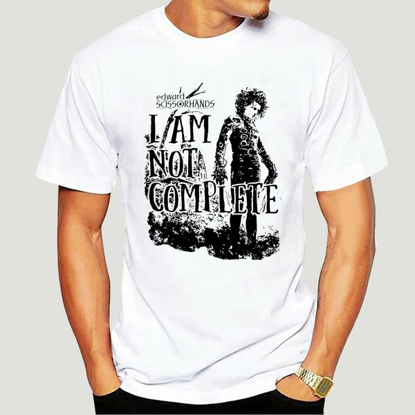 

t-shirt edward scissorhands i am not complete girly tee womens sweater by-1218d sport hooded sweatshirt hoodie