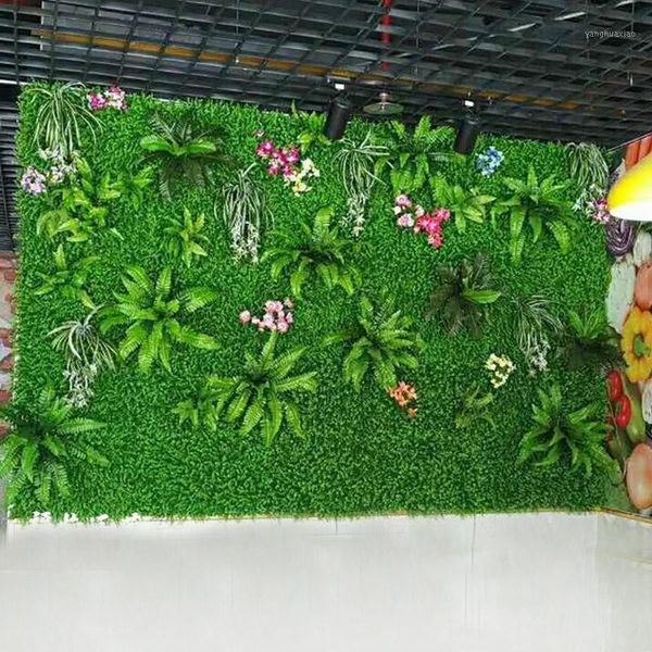 

decorative flowers & wreaths 16''x 24'' artificial boxwood foliage hedge wall panels for garden home decor simulation gr