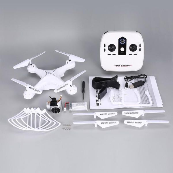 

profissional helicopter aircraft with 0.3mp/720p/1080p hd wifi fpv camera altitude hold headless 3d flip 18min flight rc drone