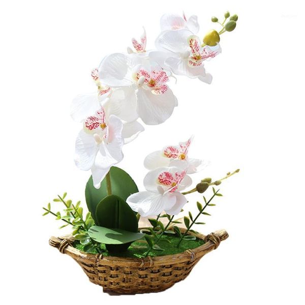 

artificial potted flowers simulated moth orchid fake flowers fake plant bonsai festival home party garden wedding decorations1