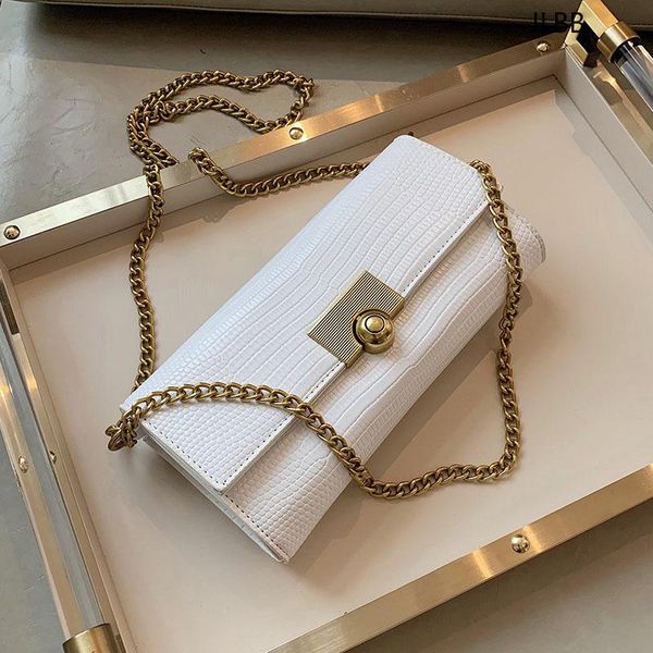 

lizard pattern pu leather small crossbody bags for women fashion chain shoulder handbags and purses female travel messenger bags