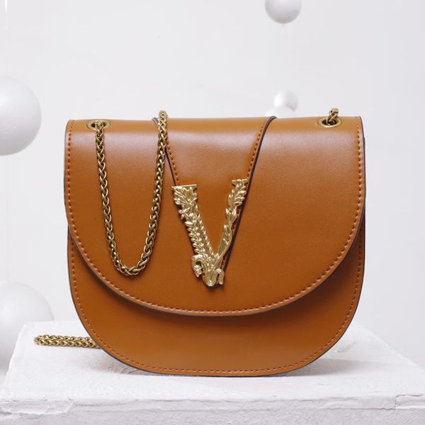 

half moon shape crossbody bag for women 2020 new fashion one-shoulder messenger chain flap bags ladies party purses and handbags